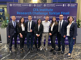 CFA IRC Türkiye yarışması birincisi Özyeğin Üniversitesi oldu