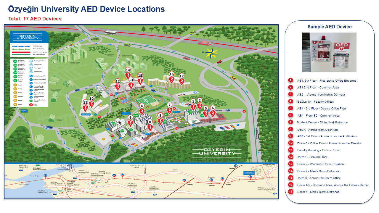 OED Floor Plan Map