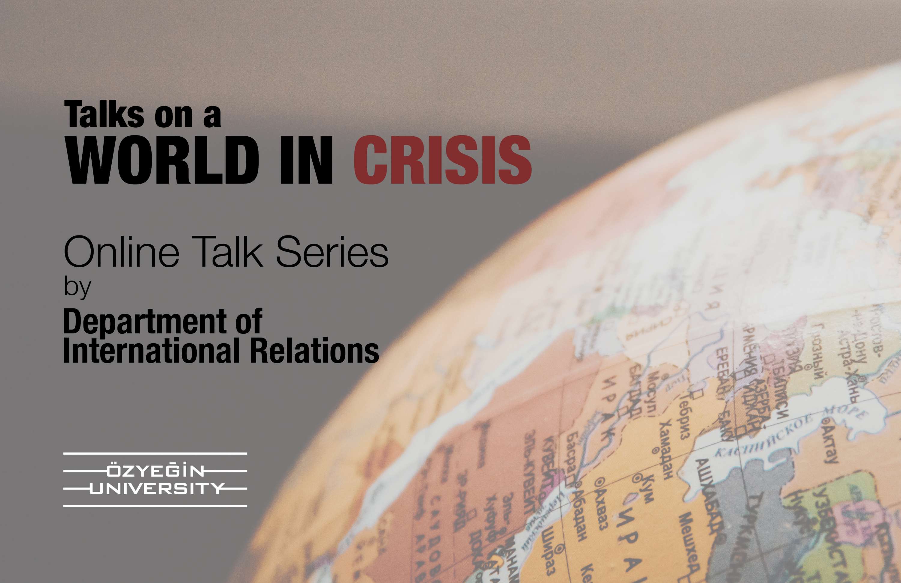 Talks in a World in Crisis Flyer