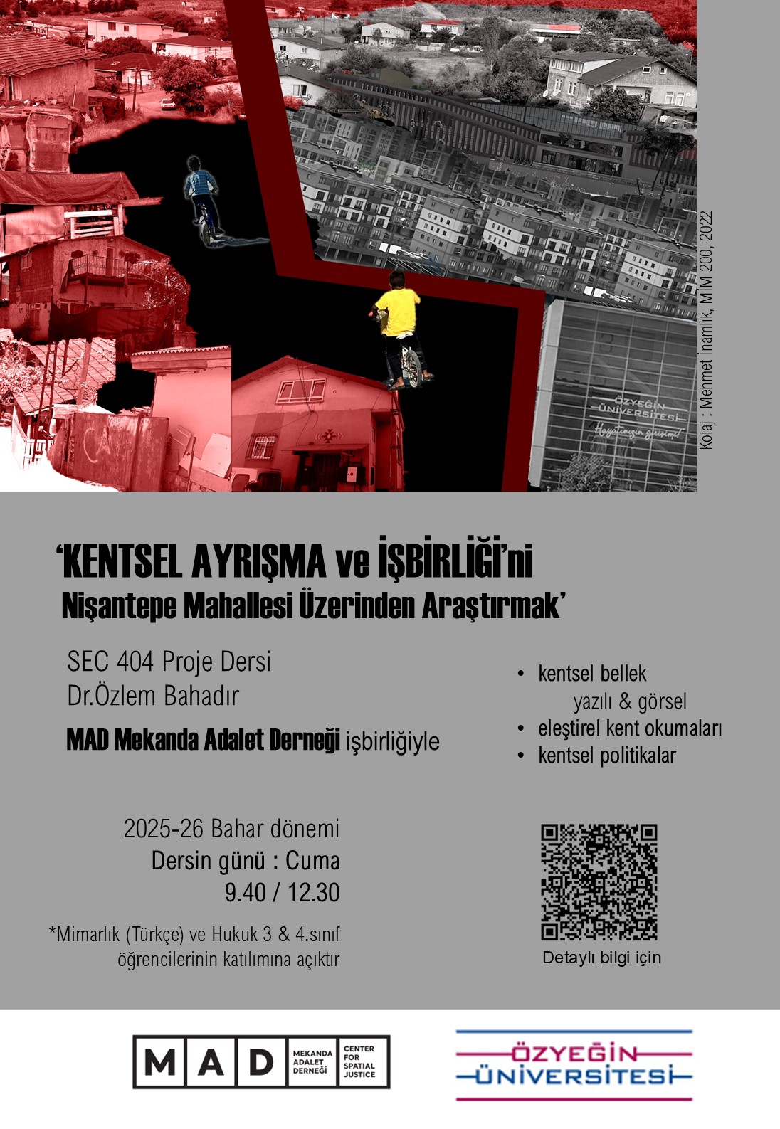 Ders İçerik Afişi